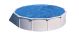 Grande Piscina 550xh132 cm Fuori Terra Rotonda Bianca Atlantis Scala Tappeto Smart Plug Filtro a Sabbia