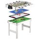 Tavolo Multigioco 4 in 1 con Biliardo Pool, Calcetto, Hockey e Ping Pong