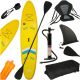 SUP Tavola da nuoto gonfiabile con seduta, accessori, set di pagaie giallo 350 cm