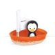 Barca a Vela Arancione con Pinguino