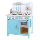 Cucina in Legno Blu Deluxe con Accessori