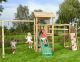 Parco Giochi CASA 2.1 Ponte Clatter Scivolo Arrampicate Sabbiera 2 Altalene