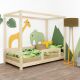 Letto a Capanna Montessori BUNKY con Sponde Rigide