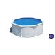 Piscina Fuori Terra Ø 350 x  h 132 cm Rotonda Bianca Atlantis Scala Tappeto Smart Plug Filtro a Sabbia