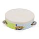 Tamburello Verde e Blu con Bordo Decorato