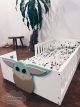Lettino da Terra per Bambini Montessoriano con Sponde e Porta YODA  Star Wars