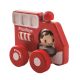 Camioncino dei Pompieri Rosso con Autista