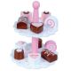 Pasticcini Rosa su due piani 