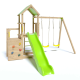 Grande Parco Giochi ULTRA XPLORER Torre Scivolo Sabbiera Arrampicata 2 Altalene
