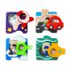 Puzzle Veicoli Colorati 8 Pezzi
