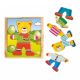 Puzzle Guardaroba Orsetto 18 Pezzi