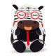 Zaino Zena Zebra con Occhiali Rossi, Large