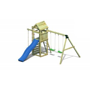 Parco Giochi 3 Climbs 2 Altalene Torre Scivolo Sabbiera