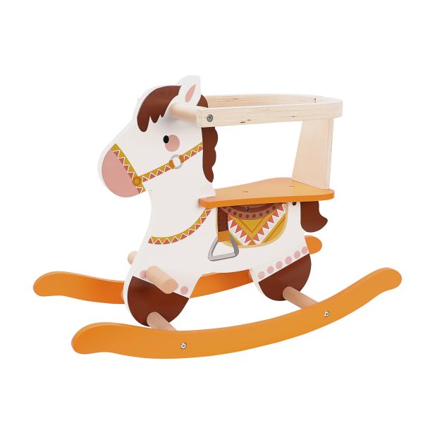 Cavallo a Dondolo in Legno Franco Leomark