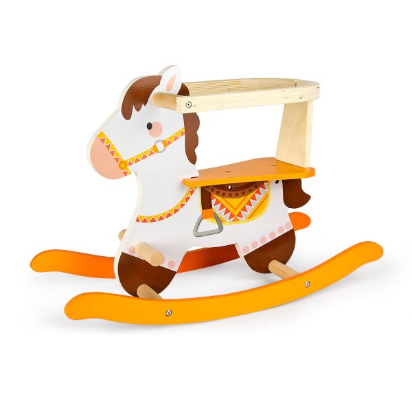 Cavallo a Dondolo in Legno Franco Leomark